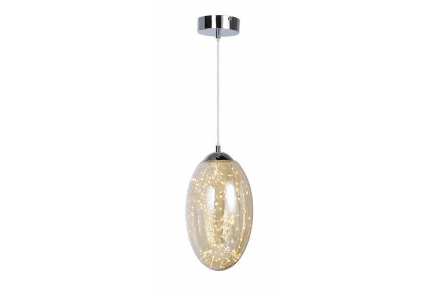 Lampa wisząca Irma chromowana LED 1x15W Ciepła biel 1200lm Reality