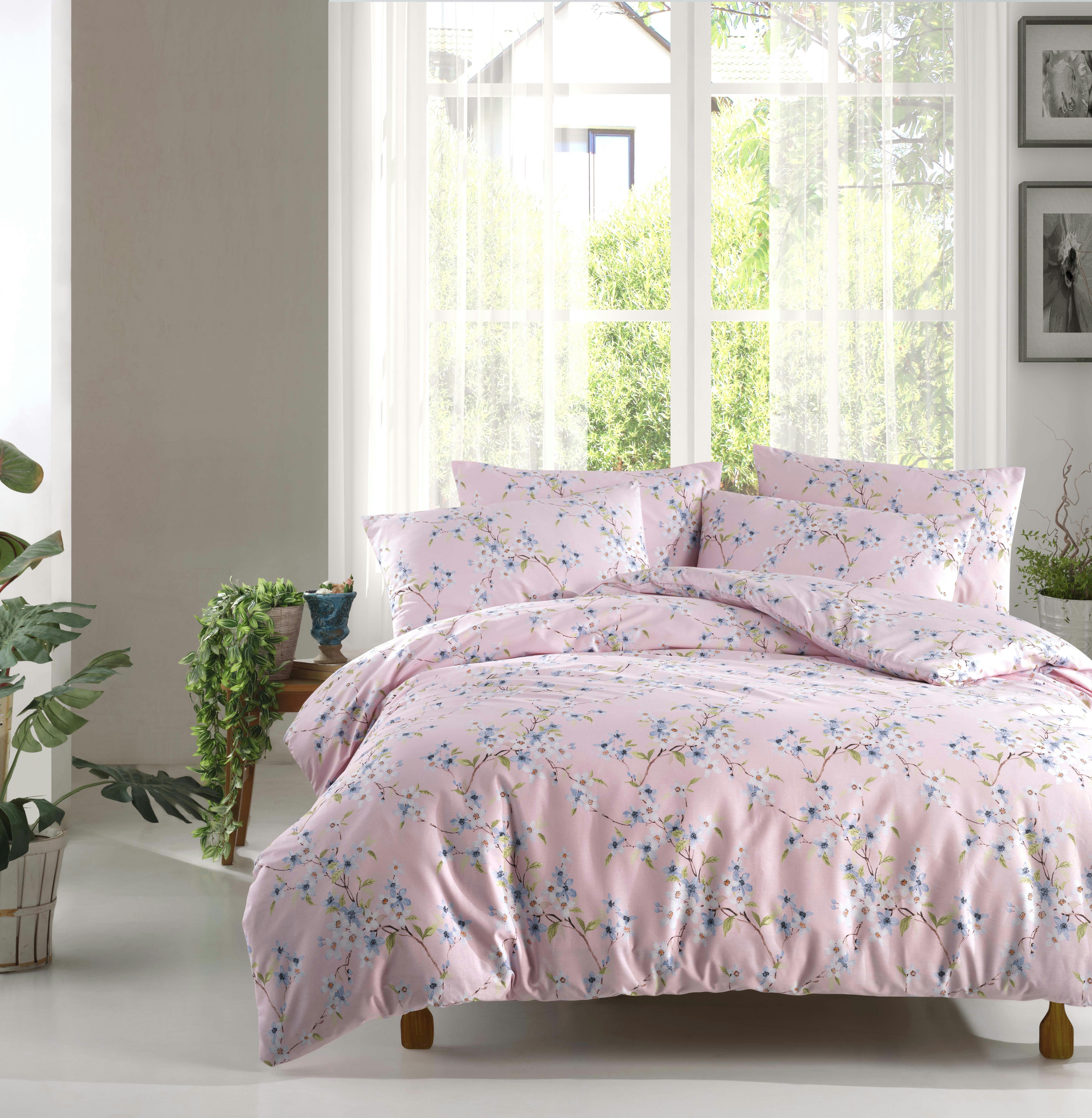 SPRING - Parure housse de couette 140x200 cm et 1 taie d'oreiller 65x65 cm