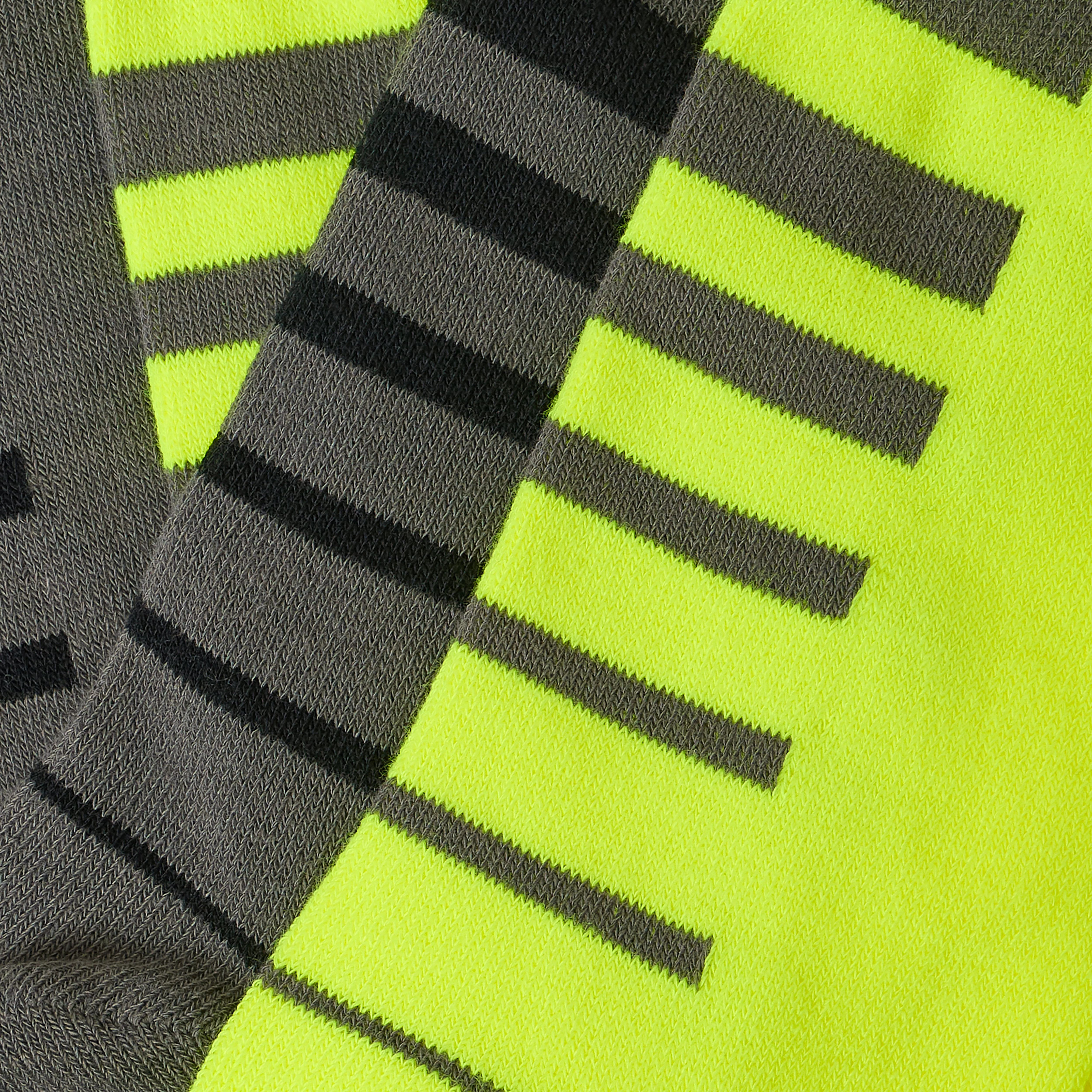 Coolmax® Stripe 2-Pack Socks - Bright Yellow