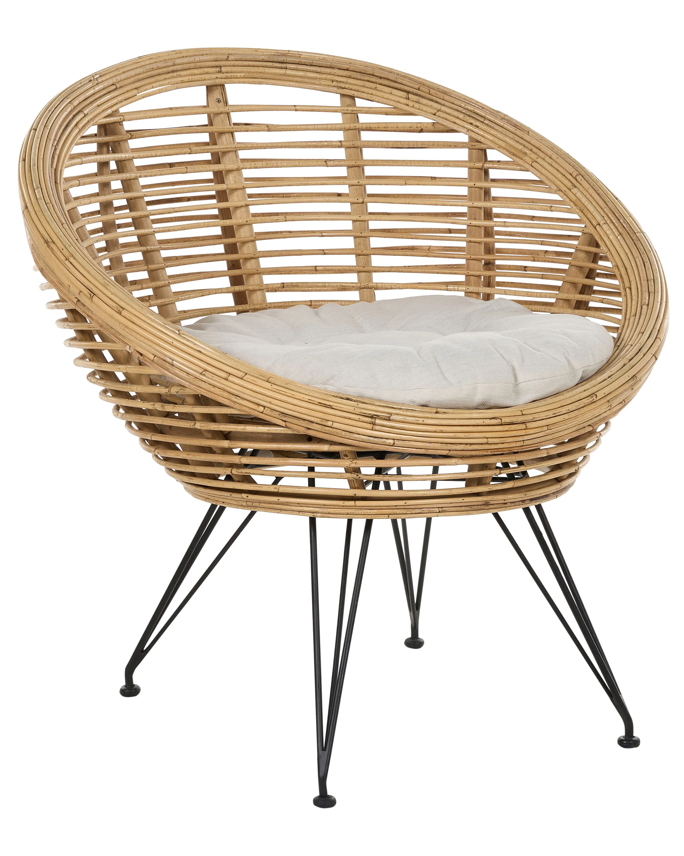 Garden Sofa 2 Seater MARATEA Rattan Natural