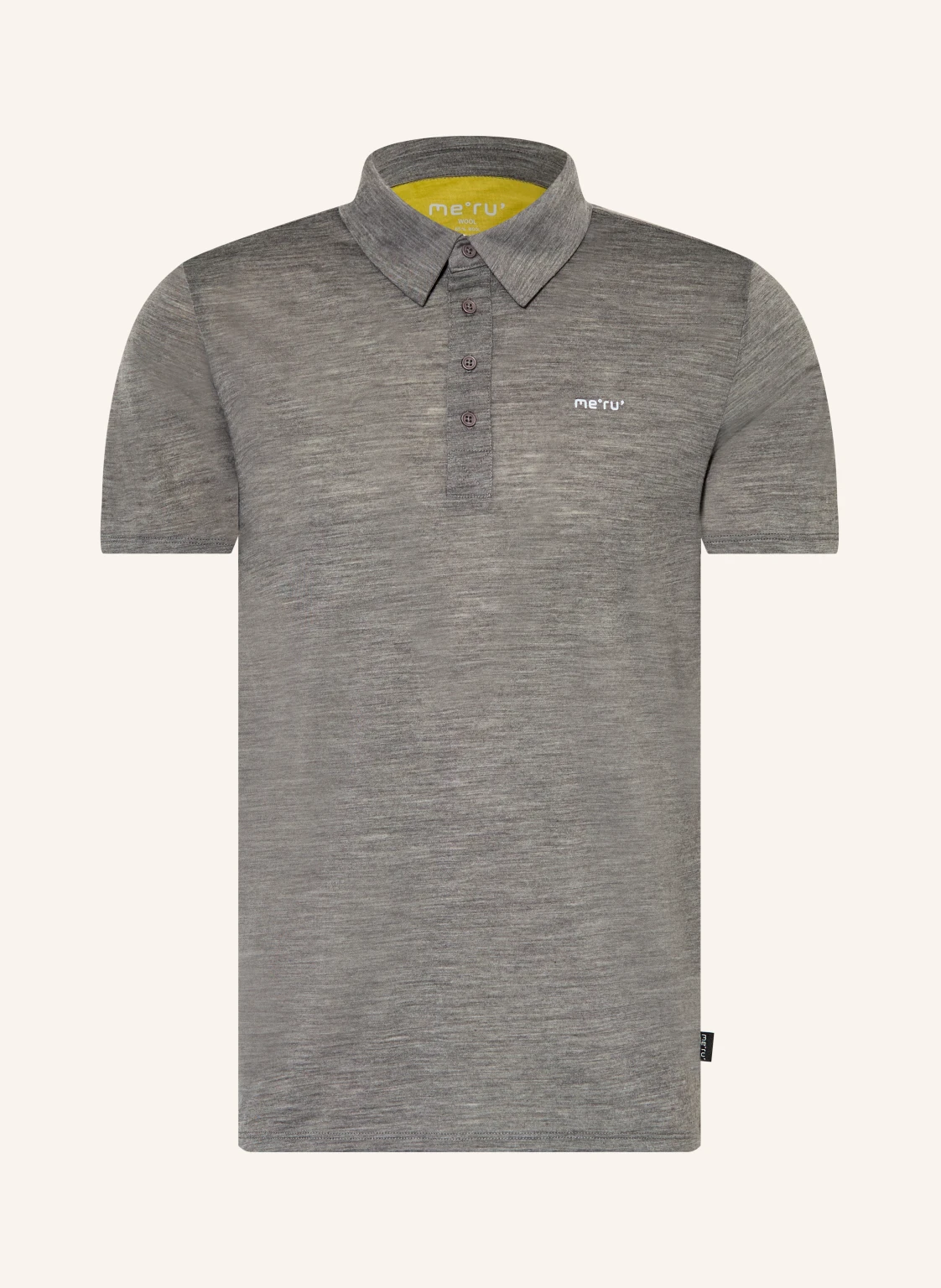 me°ru' Funktions-Poloshirt MONFORTE mit Merinowolle