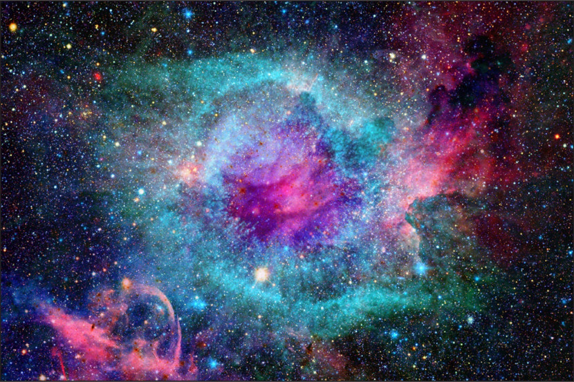 Fototapeta Do Sypialni MGŁAWICA Kosmos 3D 90x60cm