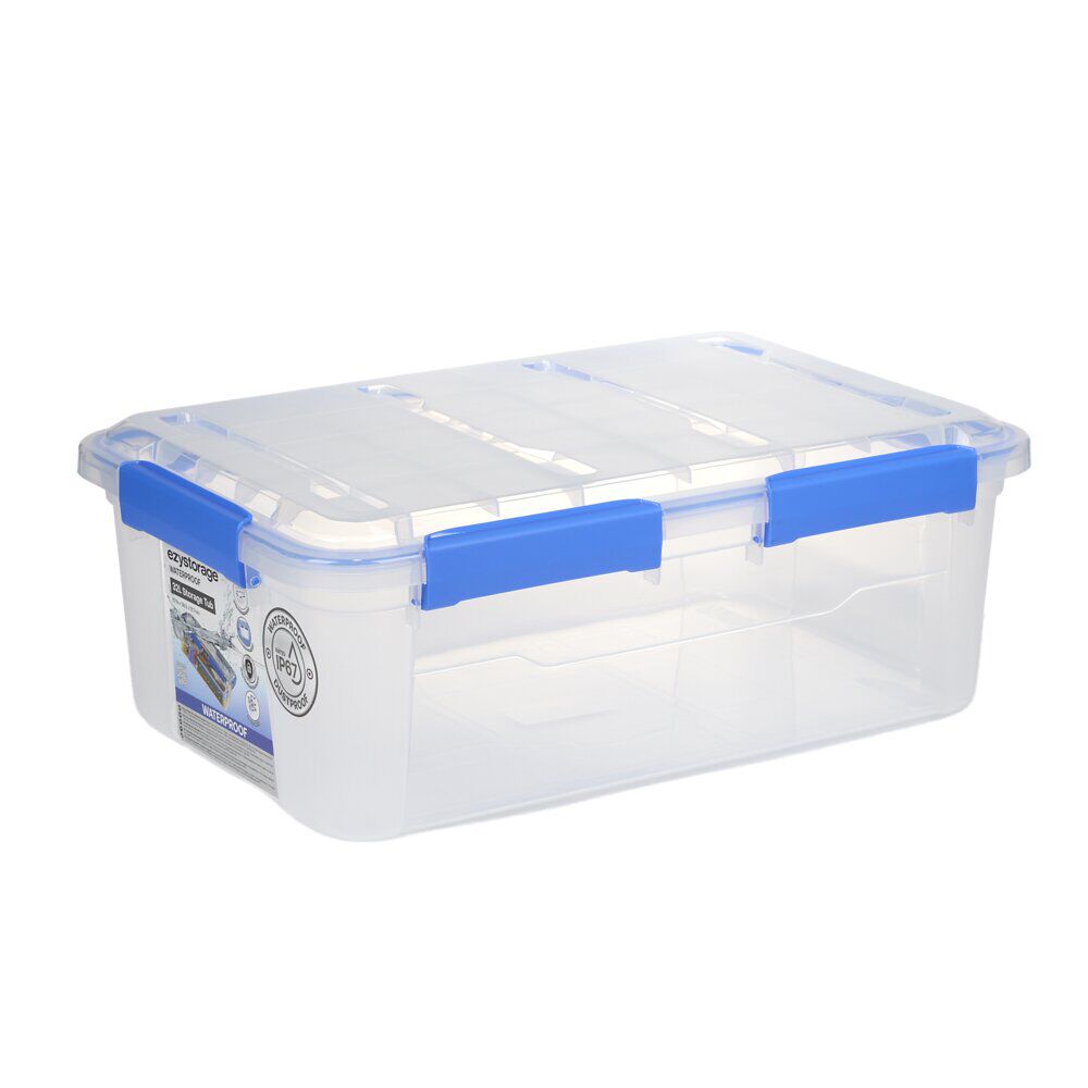 BoÎte de rangement 32L hermétique étanche transparente