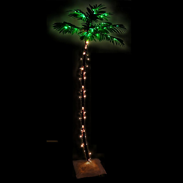 Palmier à LED 96 LED Blanc chaud 180 cm vidaXL