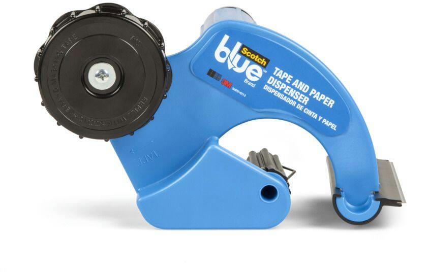 3M ScotchBlue Painter's Tape & Masking Paper Roll Dispenser with Extension Blade