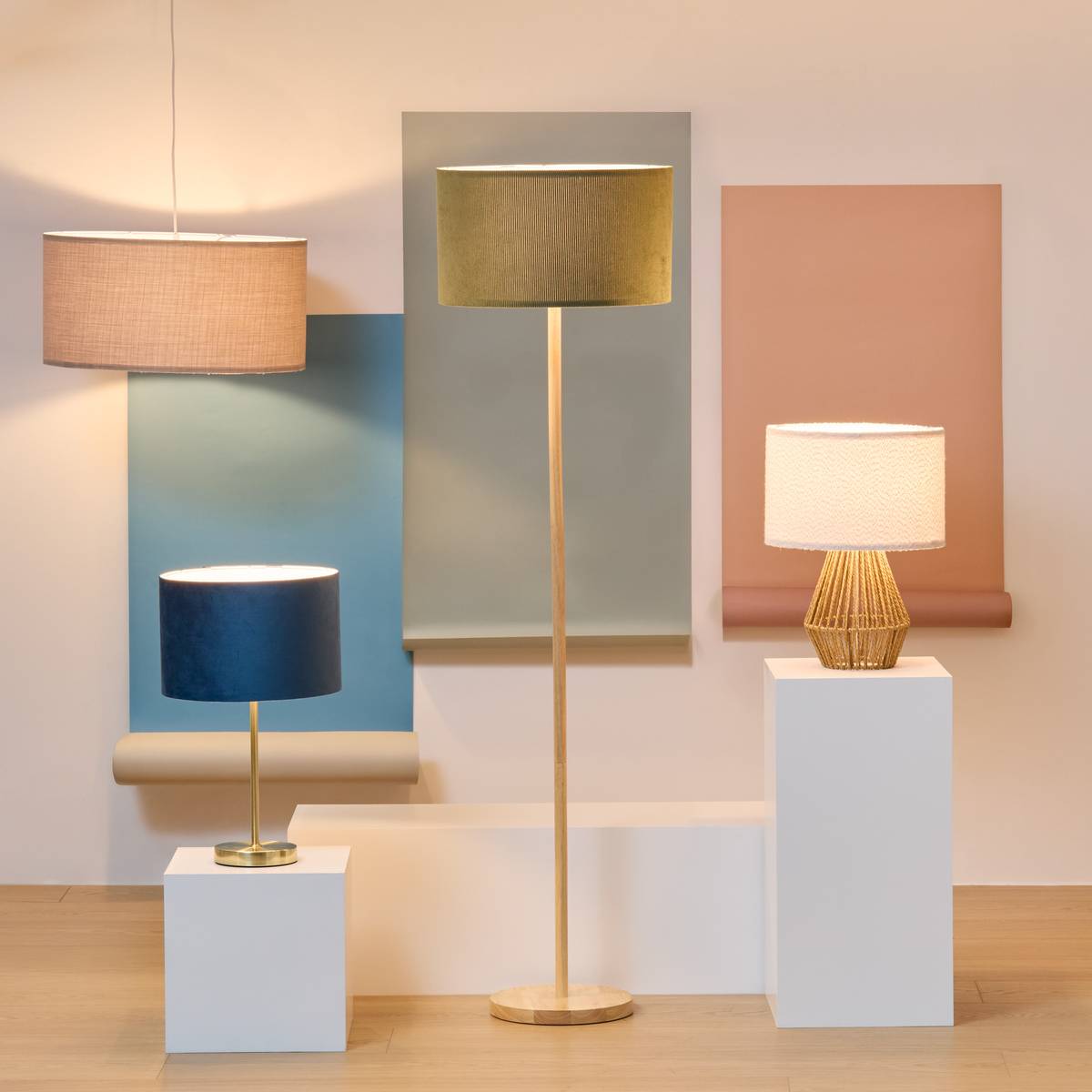 Lampshade "Beline" Khaki green, D.40 cm
