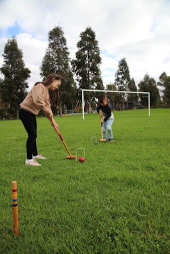 Kids Backyard Croquet
