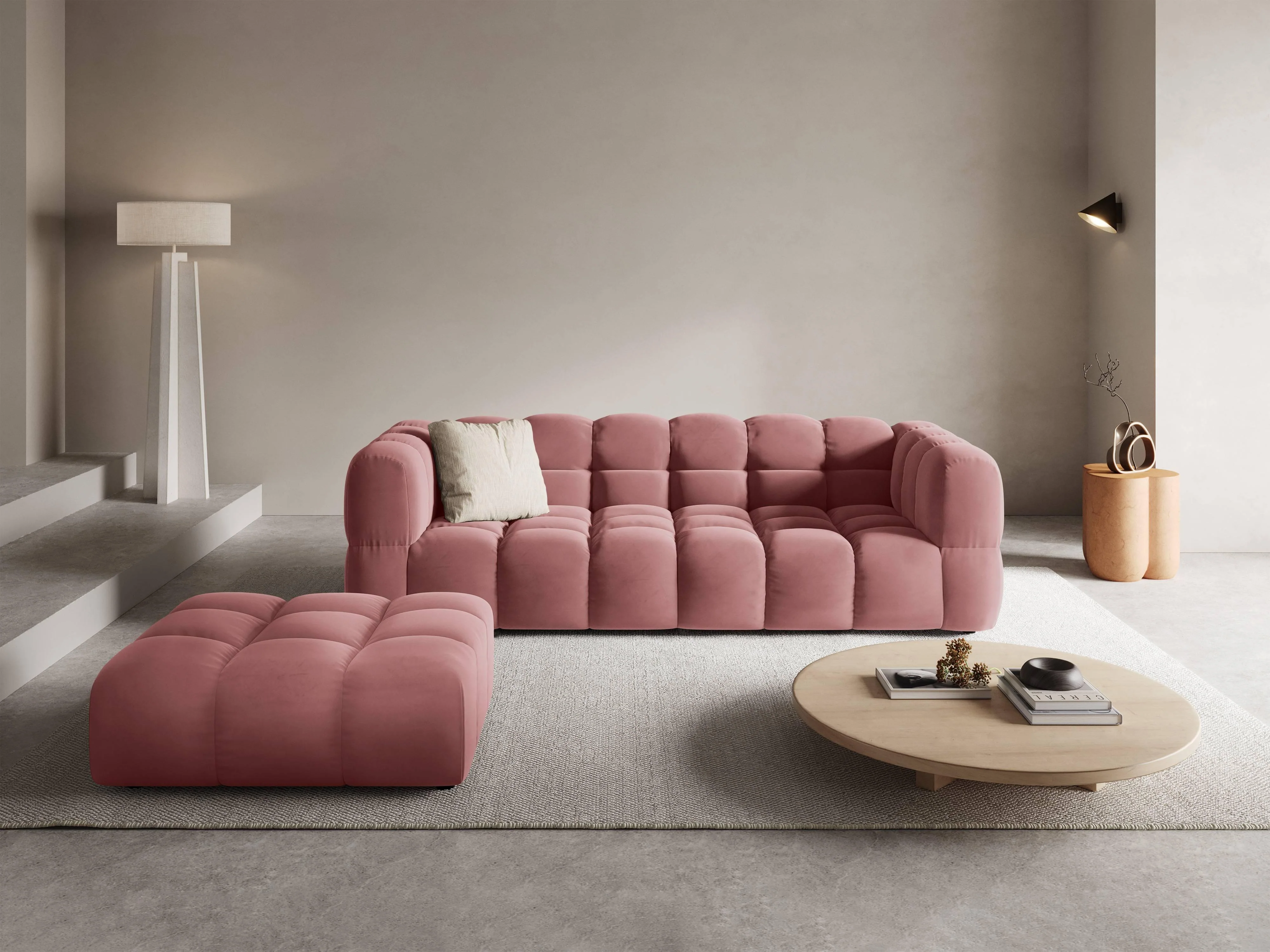 4-zitsbank Sky links velvet