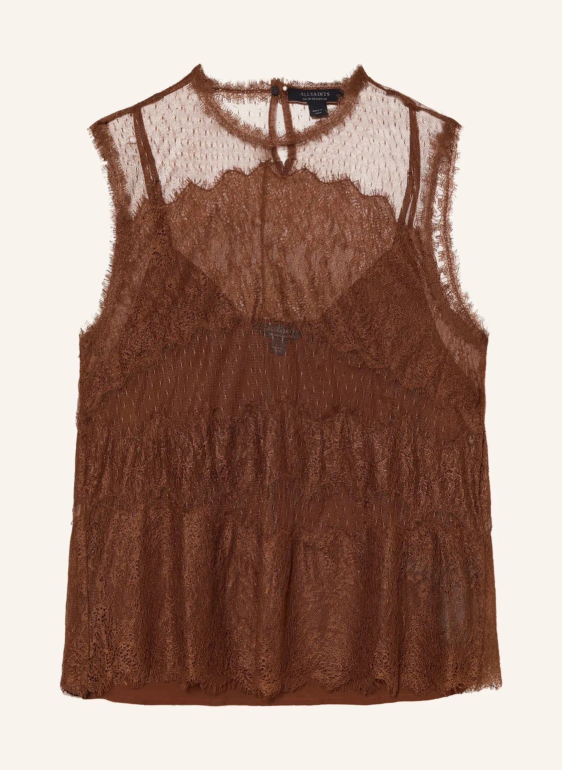 ALLSAINTS Spitzentop CLARA