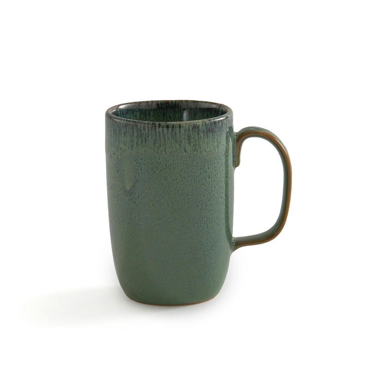 Lot de 4 mugs grès émaillé réactif, Nael