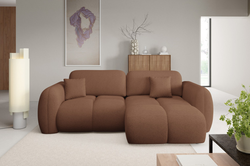 Narożnik PILLOW L z funkcją spania Kolor: Quelle 54