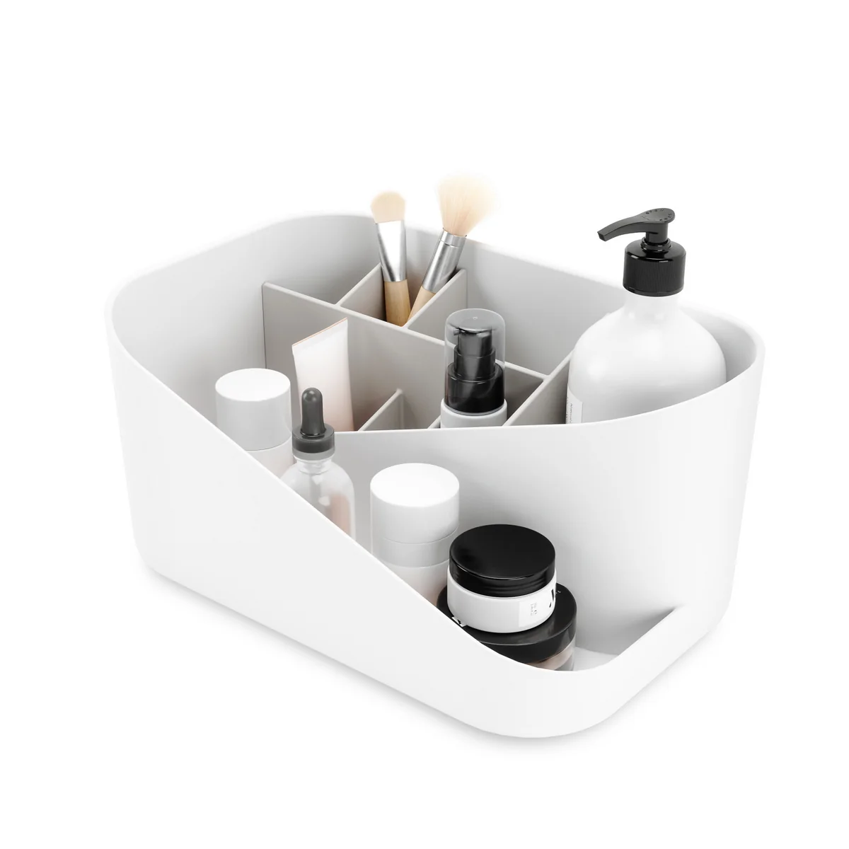 Umbra - Glam Bad-Organizer für Kosmetik, weiß / grau