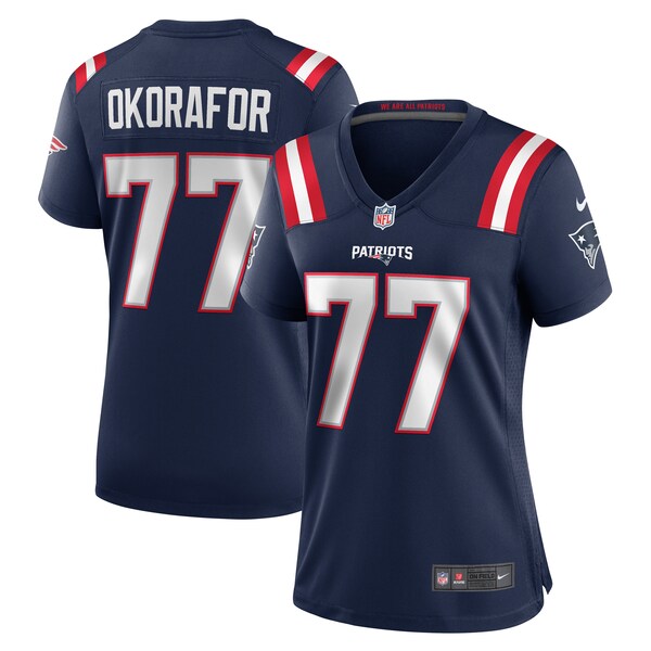 Chukwuma Okorafor New England Patriots Nike Women's  Game Jersey -  Navy