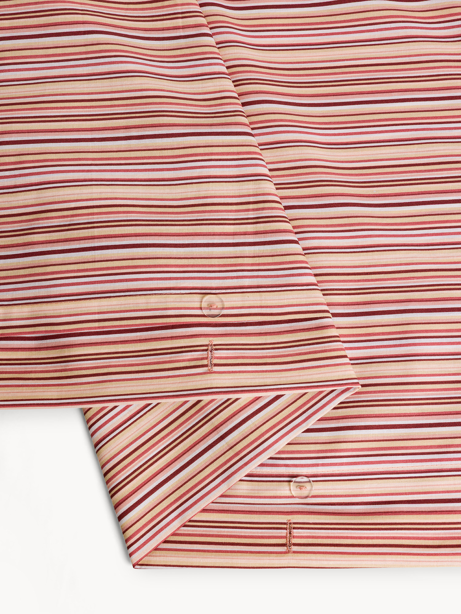 Set copripiumino in puro cotone a righe