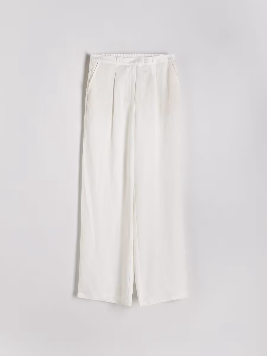 Linen Rich Trousers With Viscose Blend