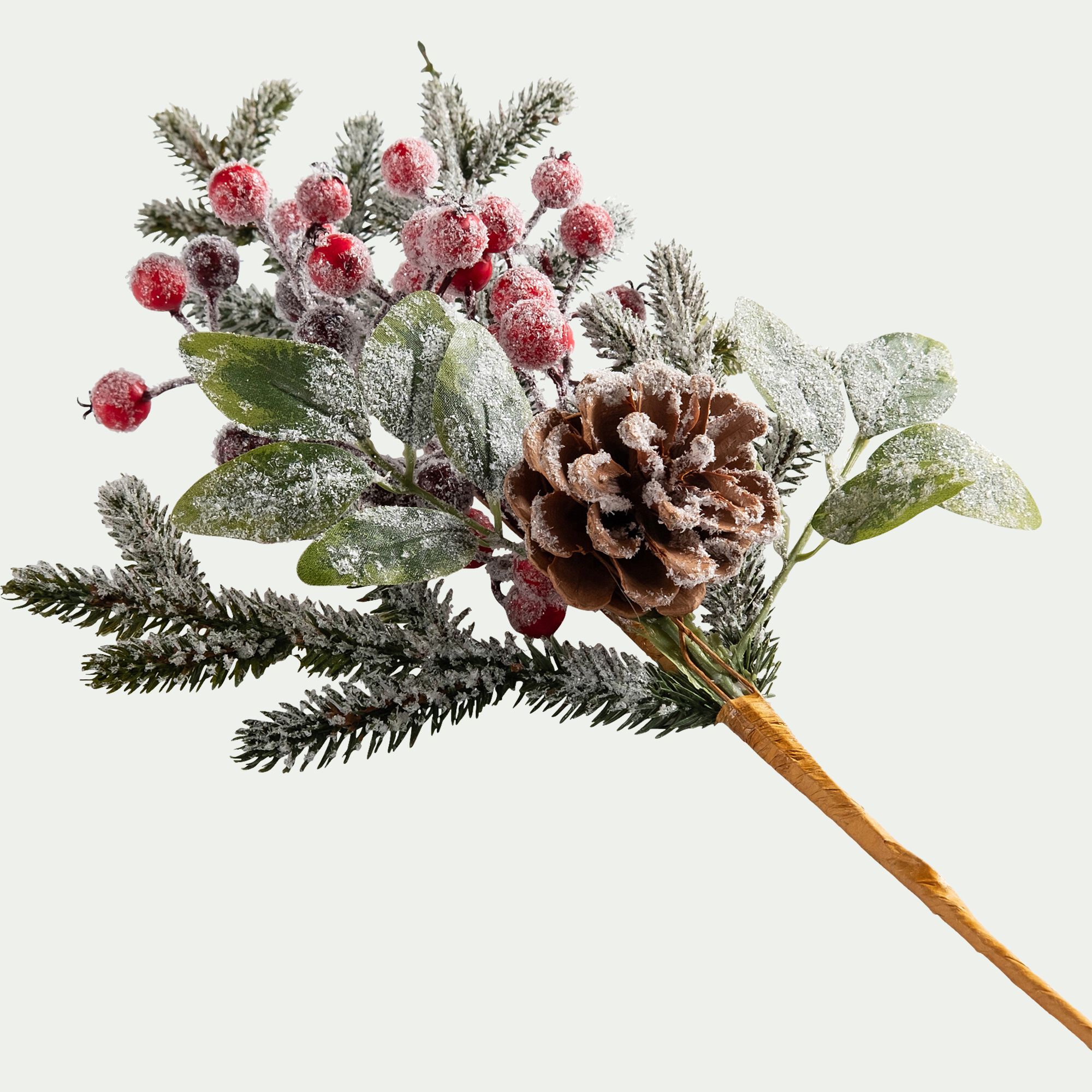 PRABAI - Branchage de Noël artificiel de pin H50cm - vert