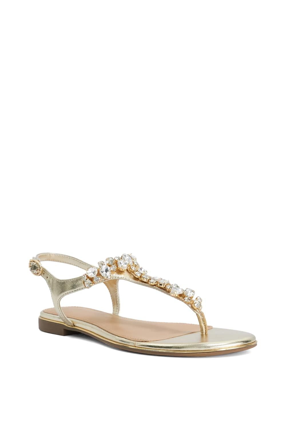 Dune London Wide Fit 'Life' Sandals