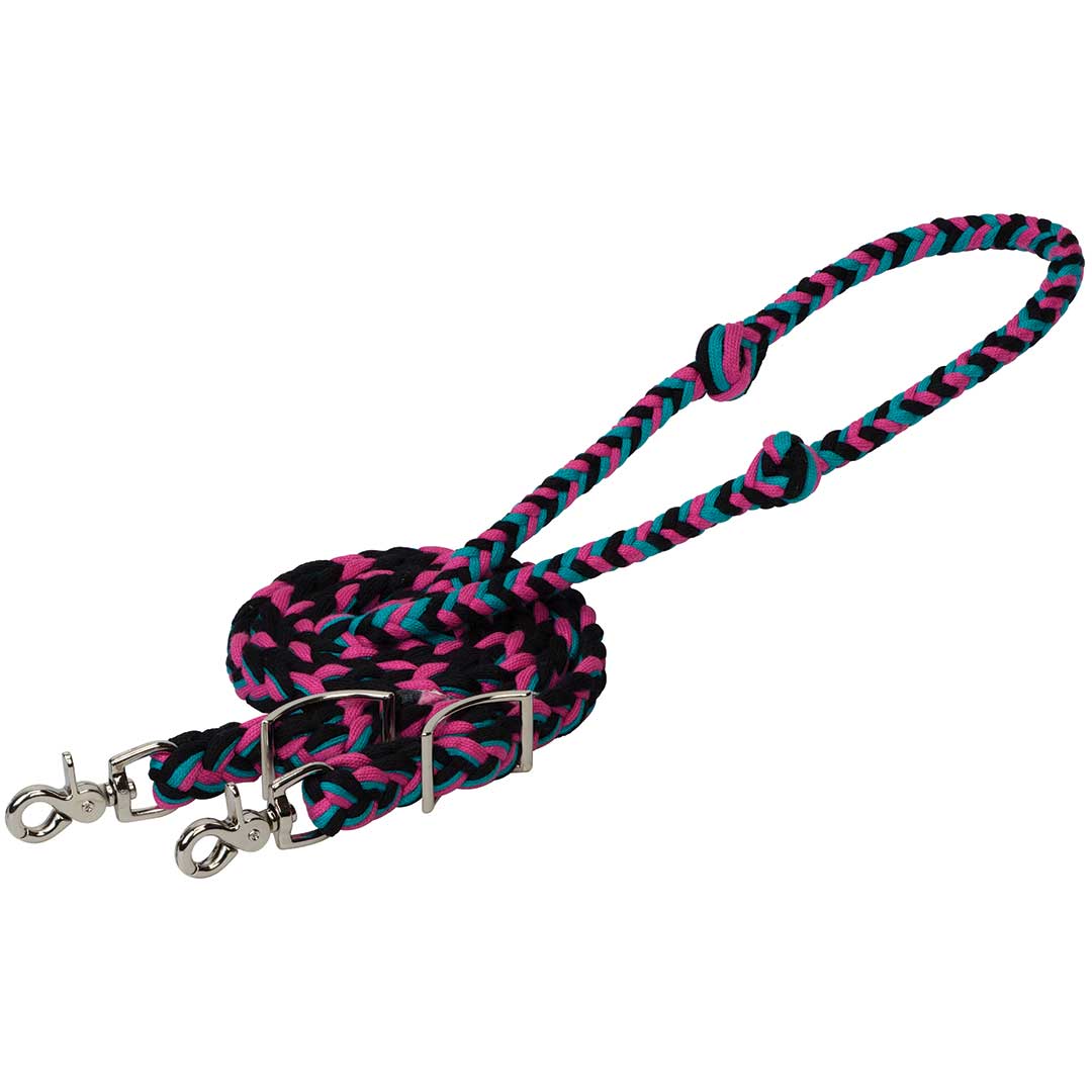 Поводья Weaver EcoLuxe из бамбука, плоские бочкообразные