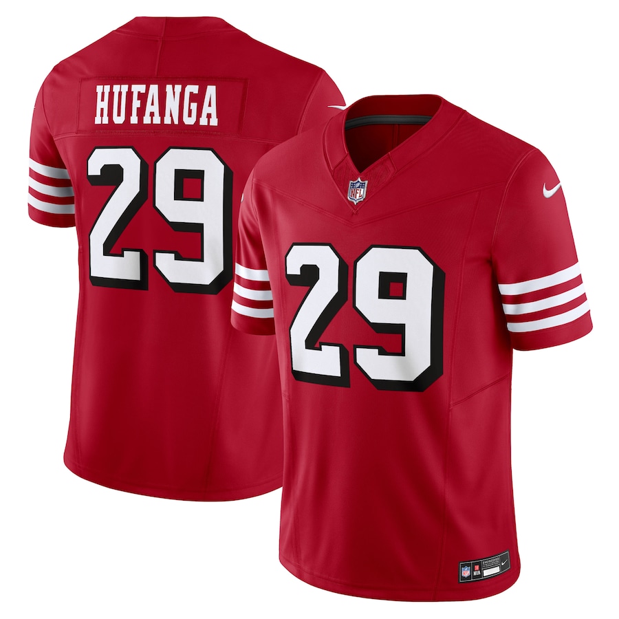 Talanoa Hufanga San Francisco 49ers Nike Alternate Vapor F.U.S.E. Limited Jersey - Scarlet