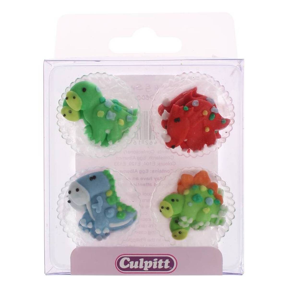 Culpitt Dinosaur Sugar Pipings 12 Pack