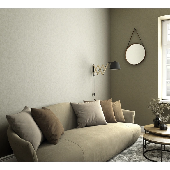 Vliestapete »Shades«, Uni, grau/beige