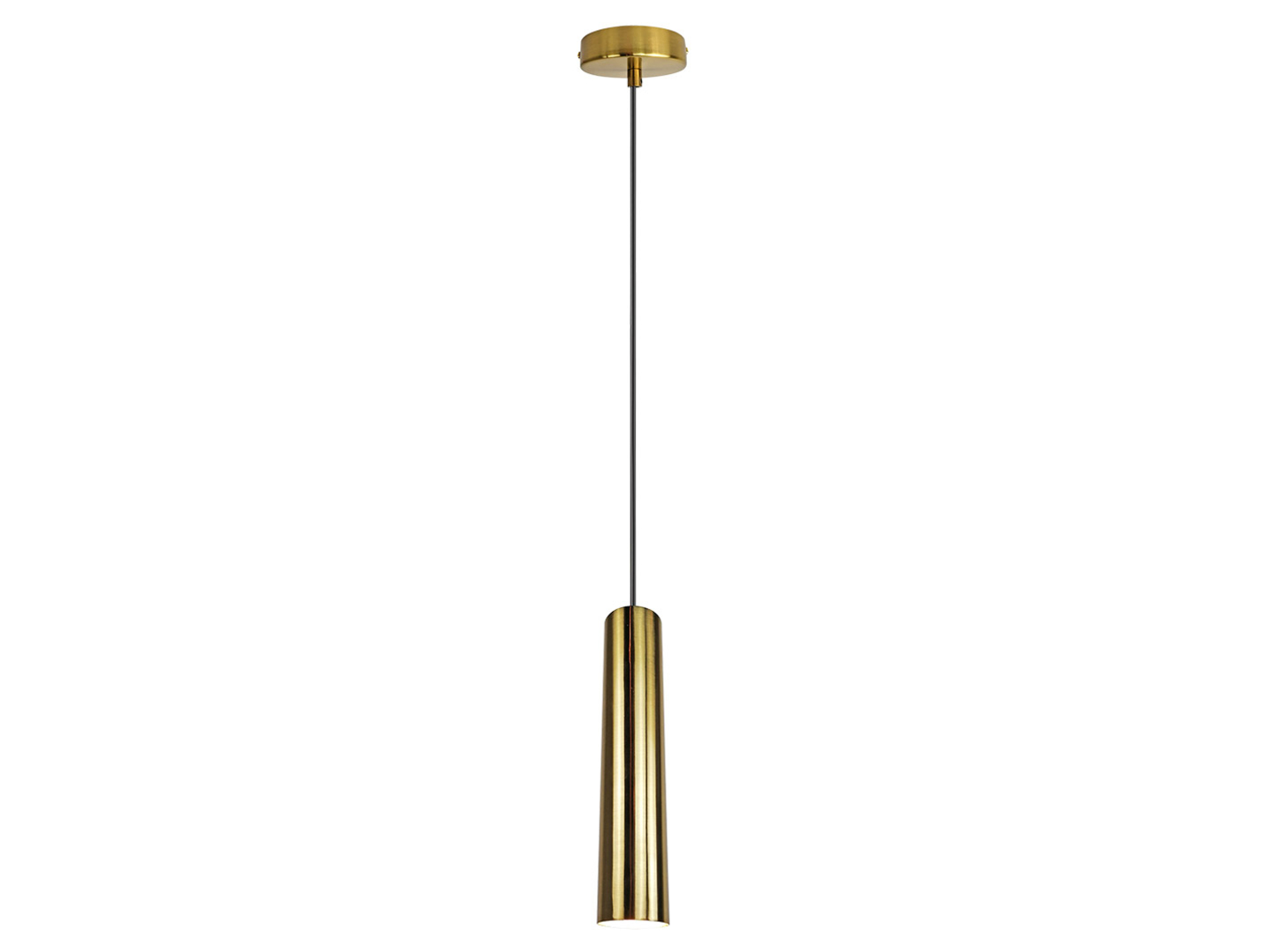 Lampa wisząca Napoli metalowa złota