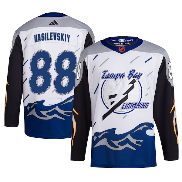 Andrei Vasilevskiy Tampa Bay Lightning adidas Reverse Retro 2.0 Authentic Player Jersey - White