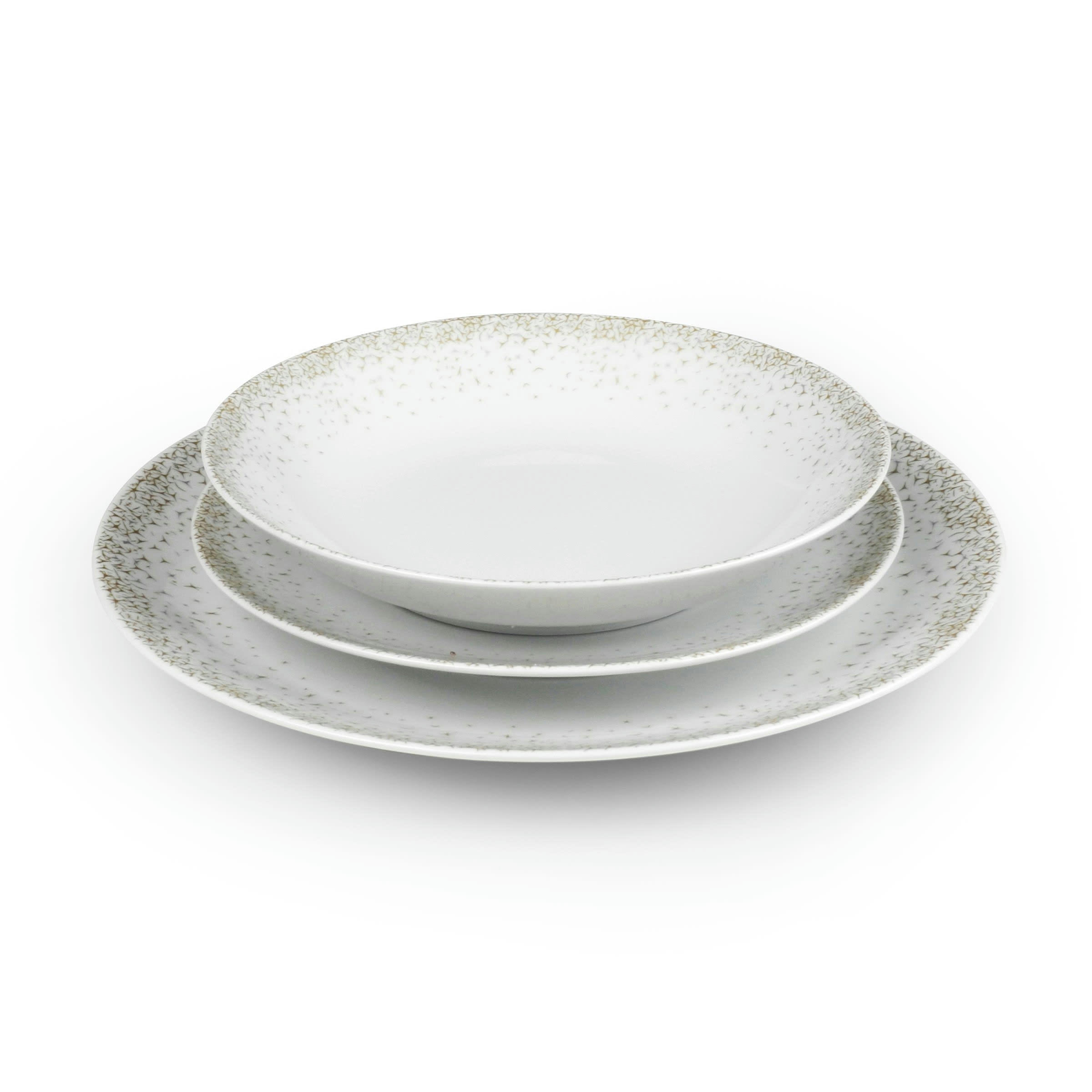 BYBLOS - Service vaisselle en Porcelaine Blanc