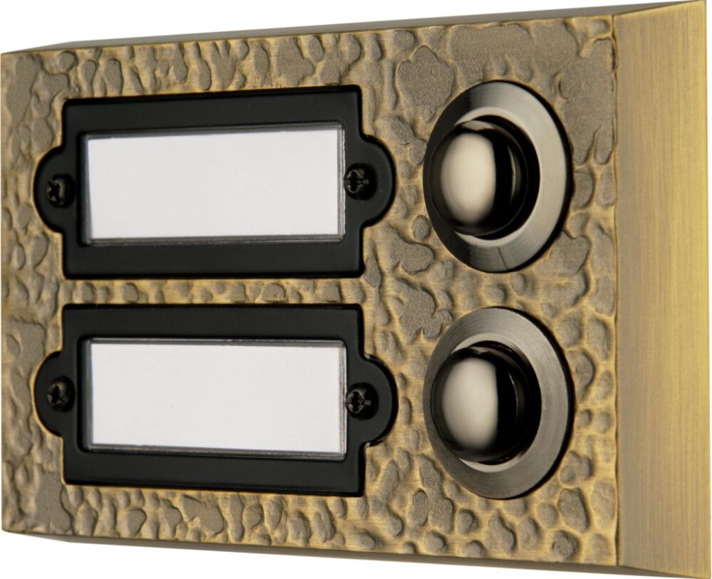 DØRKLOKKE REV BRONZE 98X62X13 MM
