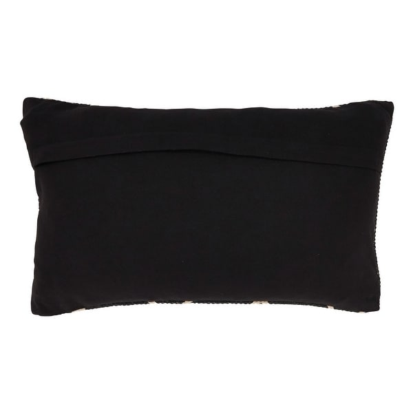 Cotton Pillow With Chevron Design