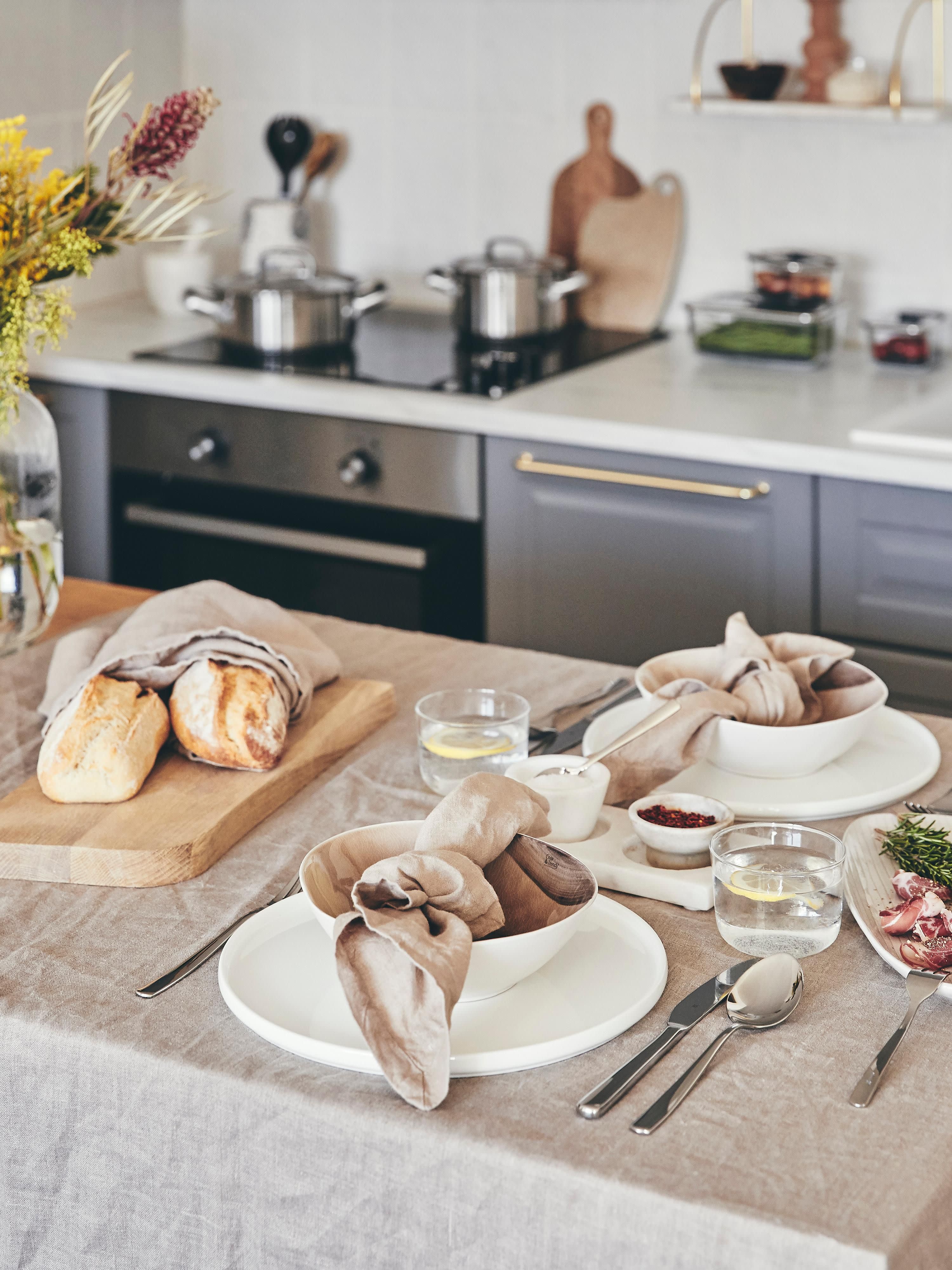 Fine Bone China Frühstücksteller Oco, 6er-Set