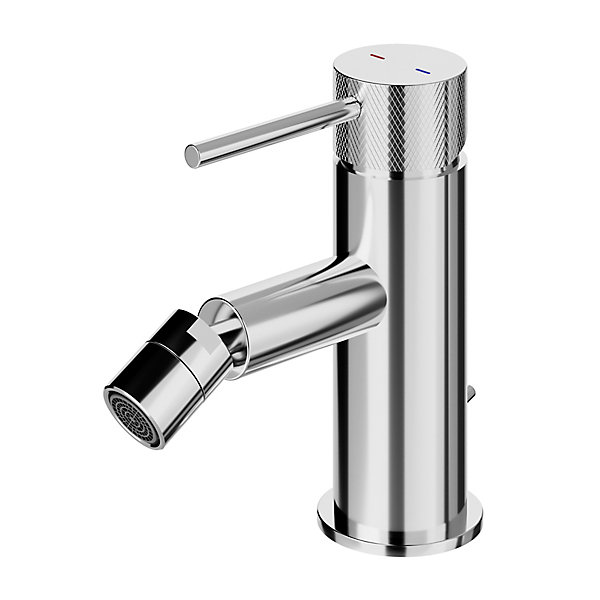 Mitigeur de bidet monotrou avec mousseur orientable, chrome, GoodHome Owens