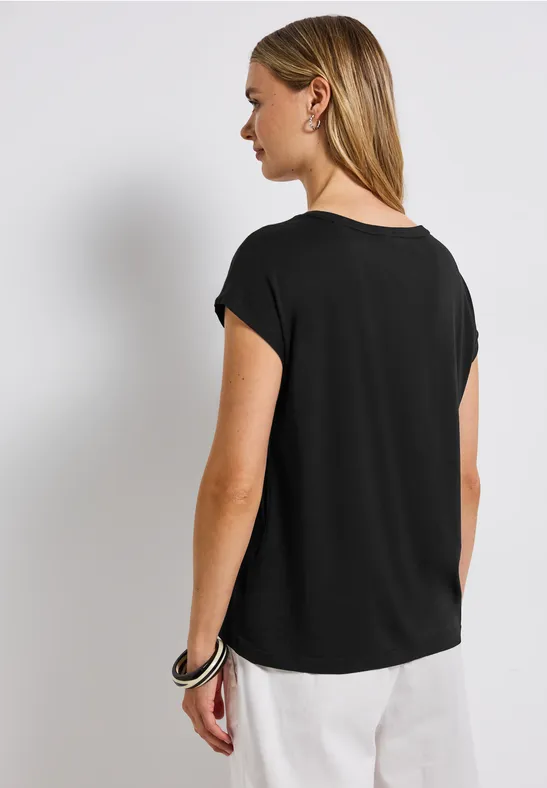 Basic Shirt mit Wording