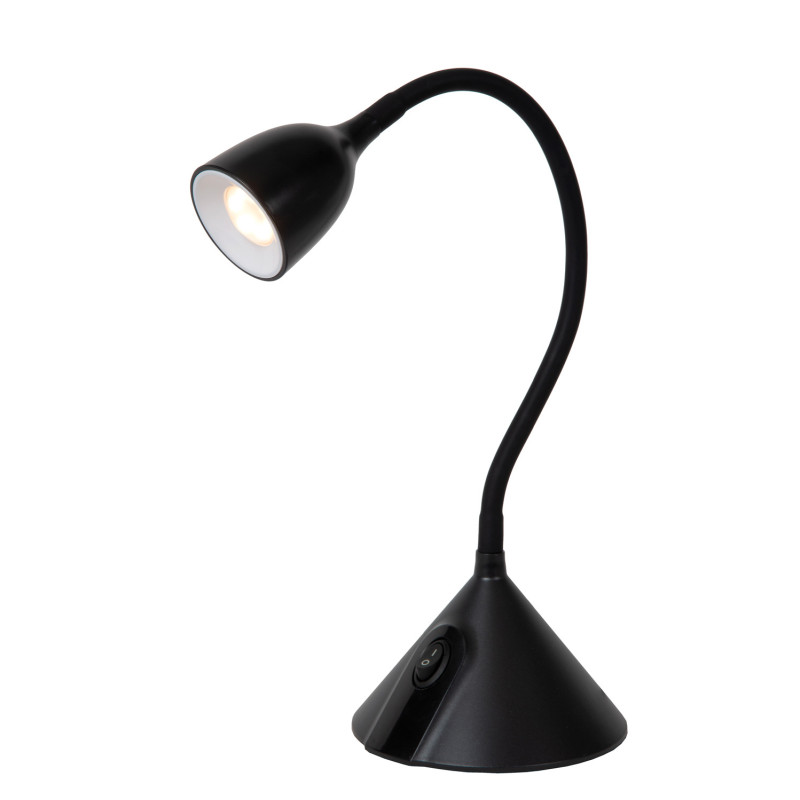 Lampe de bureau LED Milo noire 3,2 W LUCIDE