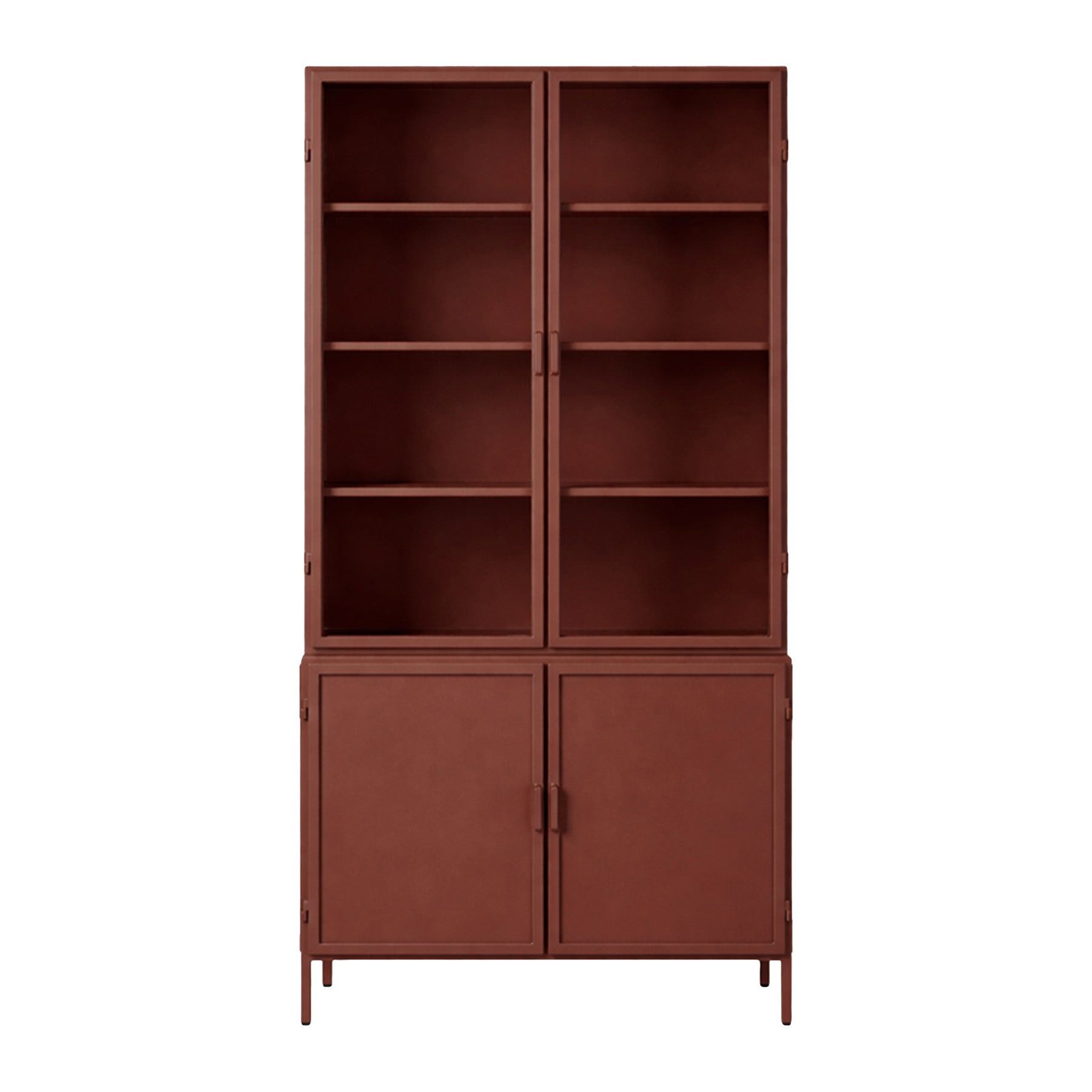 New Routz Garland Vitrinekast 4-deurs - Terra