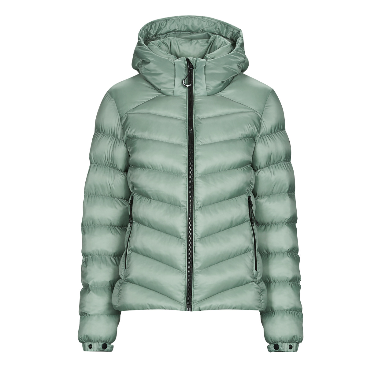 Superdry - HOODED FUJI PADDED JACKET - Green
