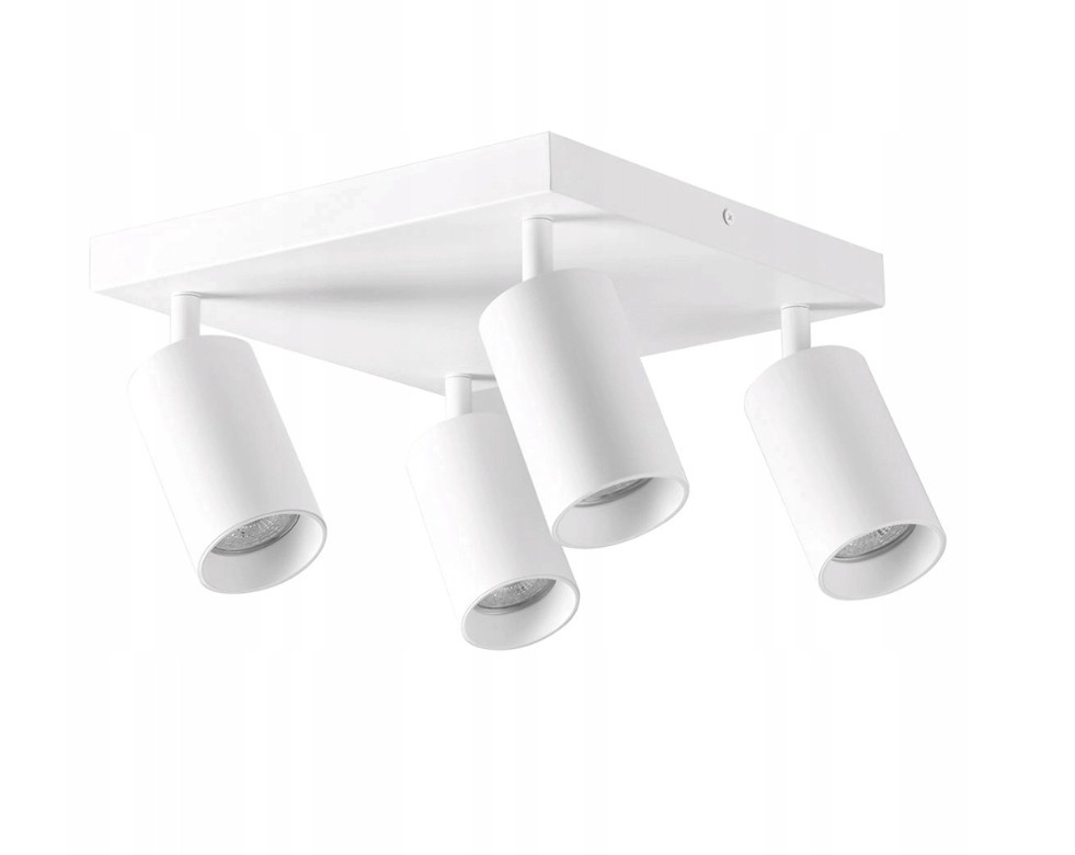 Lampa sufitowa Spoti SQ 4xGU10 biała
