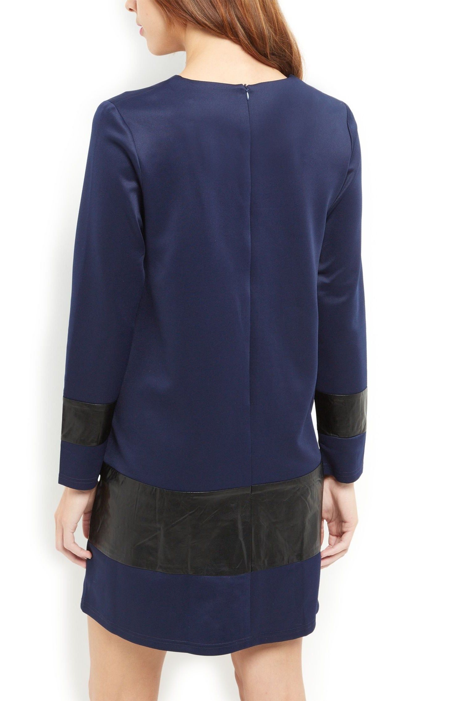 Cutie London Leatherette Panel Mini Dress