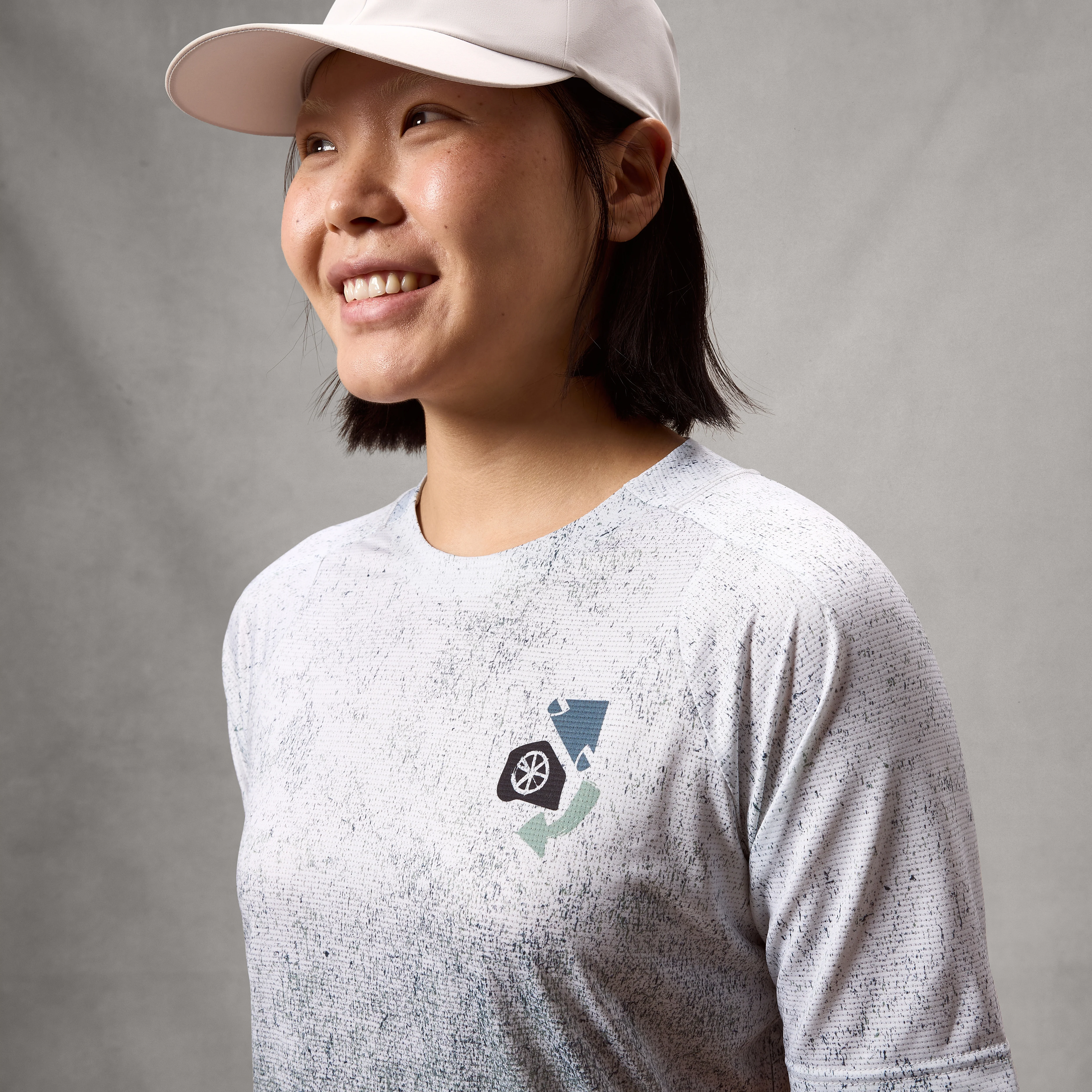 Women's SingleTrack S/S Print Tee - Aero Blue