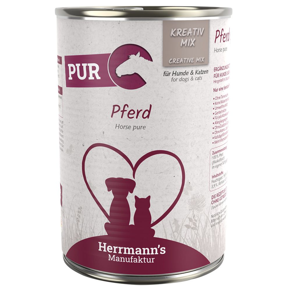 Herrmann's Creative Mix Pure Meat / Organic Pure Meat 6 x 400g