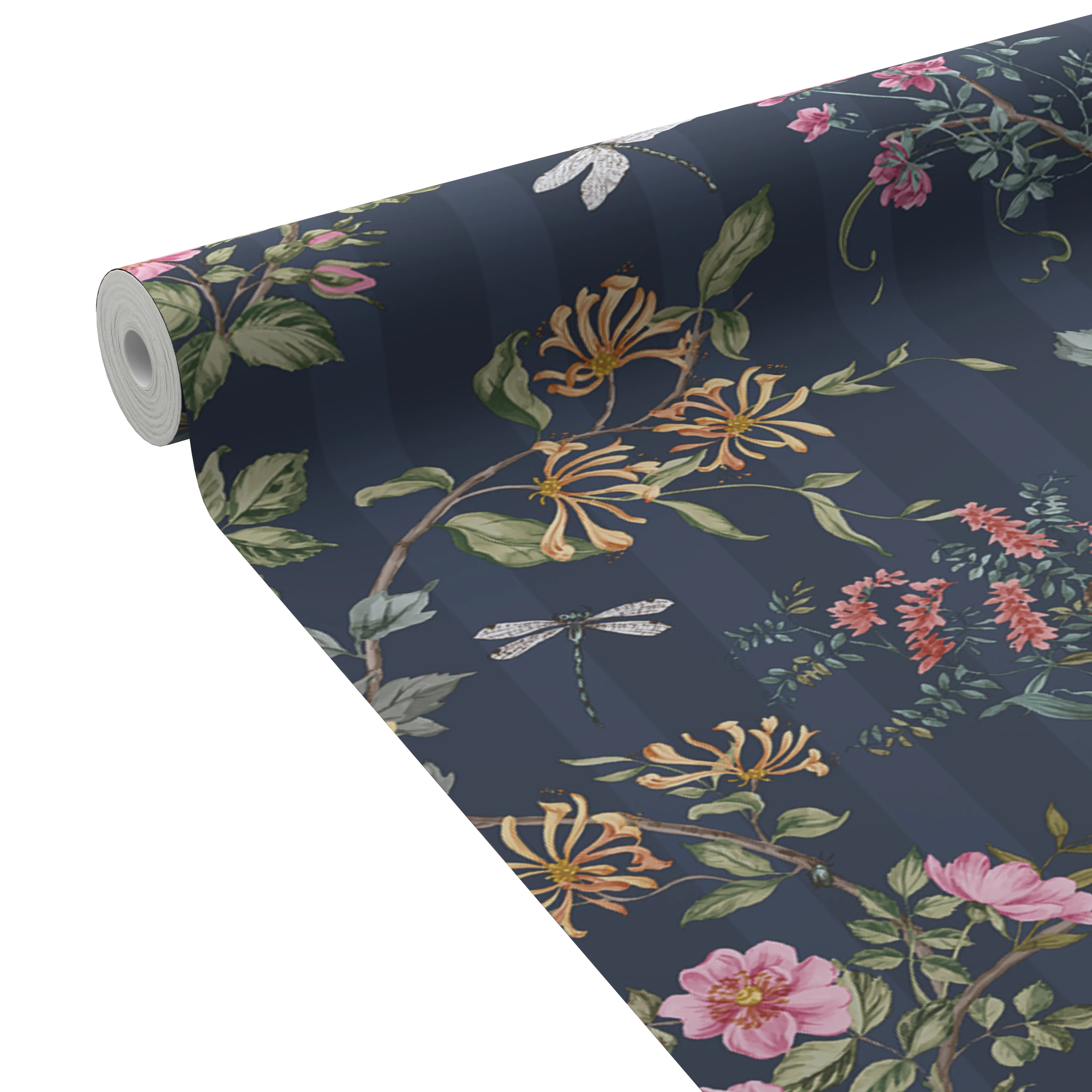 HOLDEN DECOR Papier peint intissé CAMBERLEY bleu marine