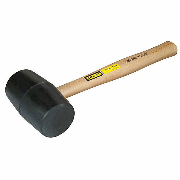Maillet à tête en caoutchouc STHT1-57100 - manche hickory, 0,87 kg