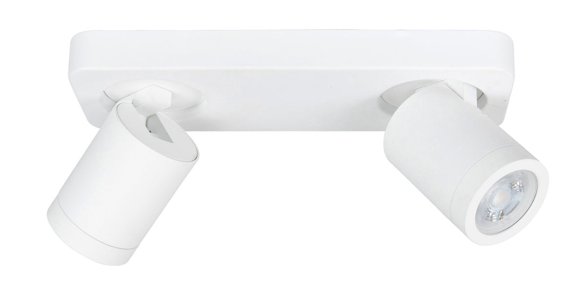 Highlight spot Oliver - 2 lichts - 26 x 13  cm - wit