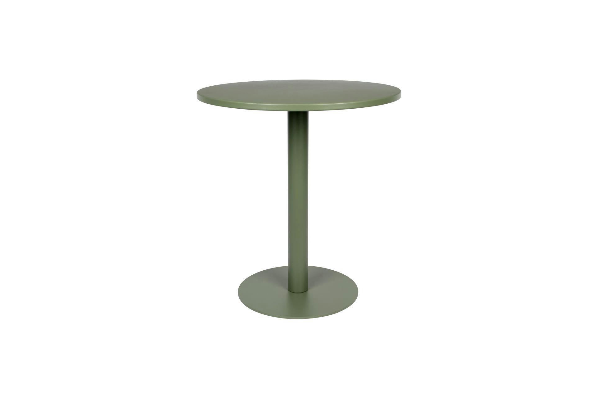 METSU - Table bistro en métal vert