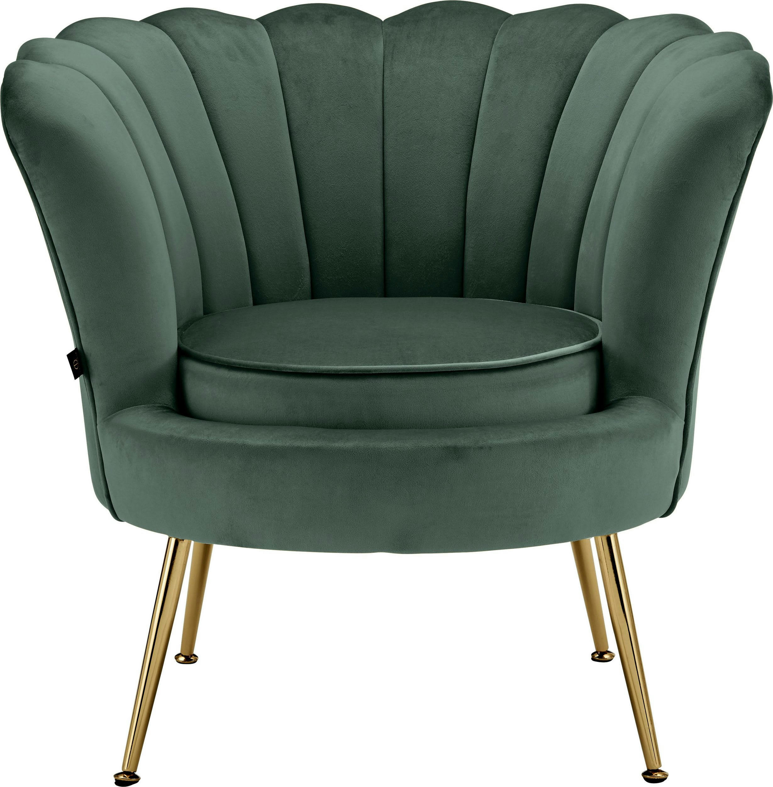 KELSEY - Fauteuil Vert foncé