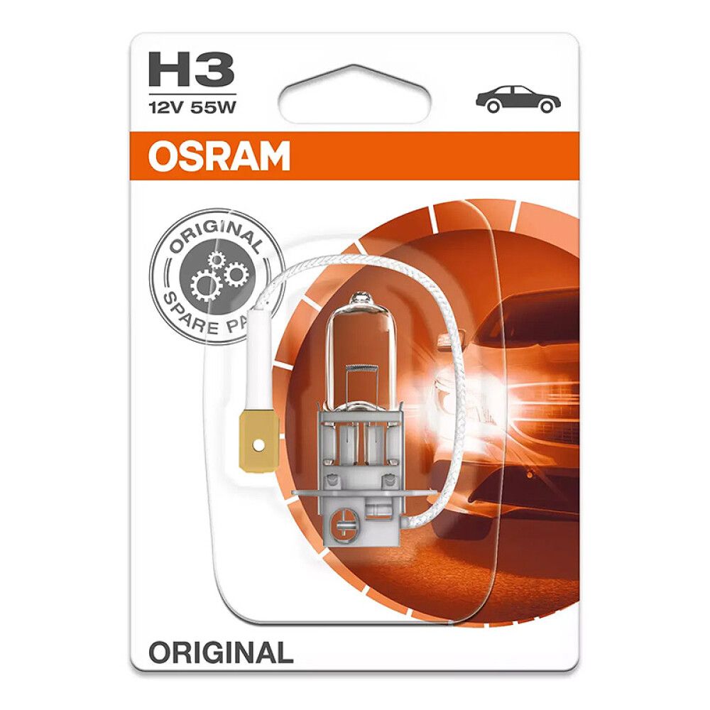 OPPLYSNINGSLAMPE OSRAM H3 ORIGINAL LINE 12V 1STK