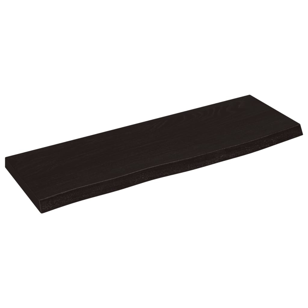 VidaXL Półka ciemnobrązowa 60x20x2 cm