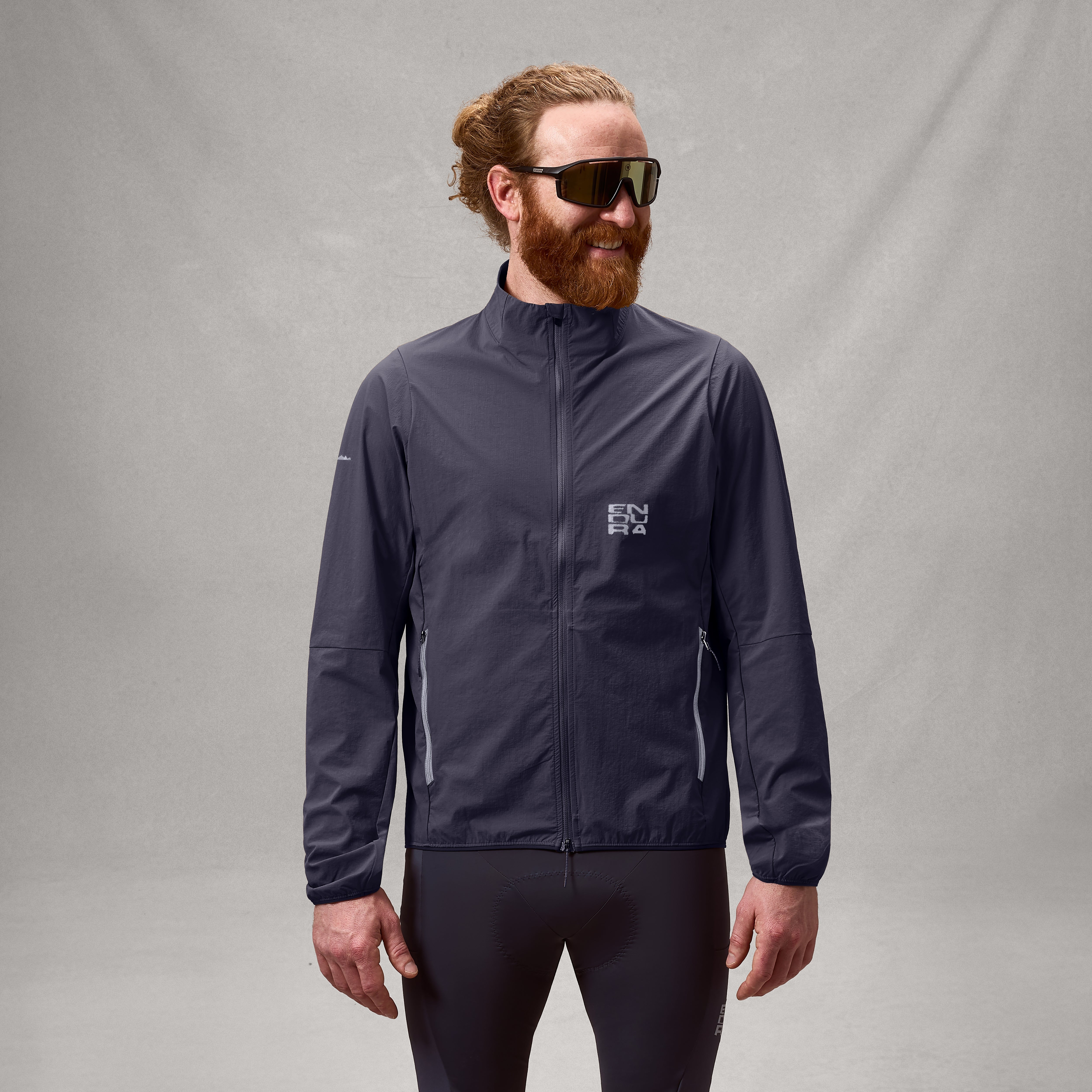 Men's AllTrack Ride Packable Jacket - Carbon Grey
