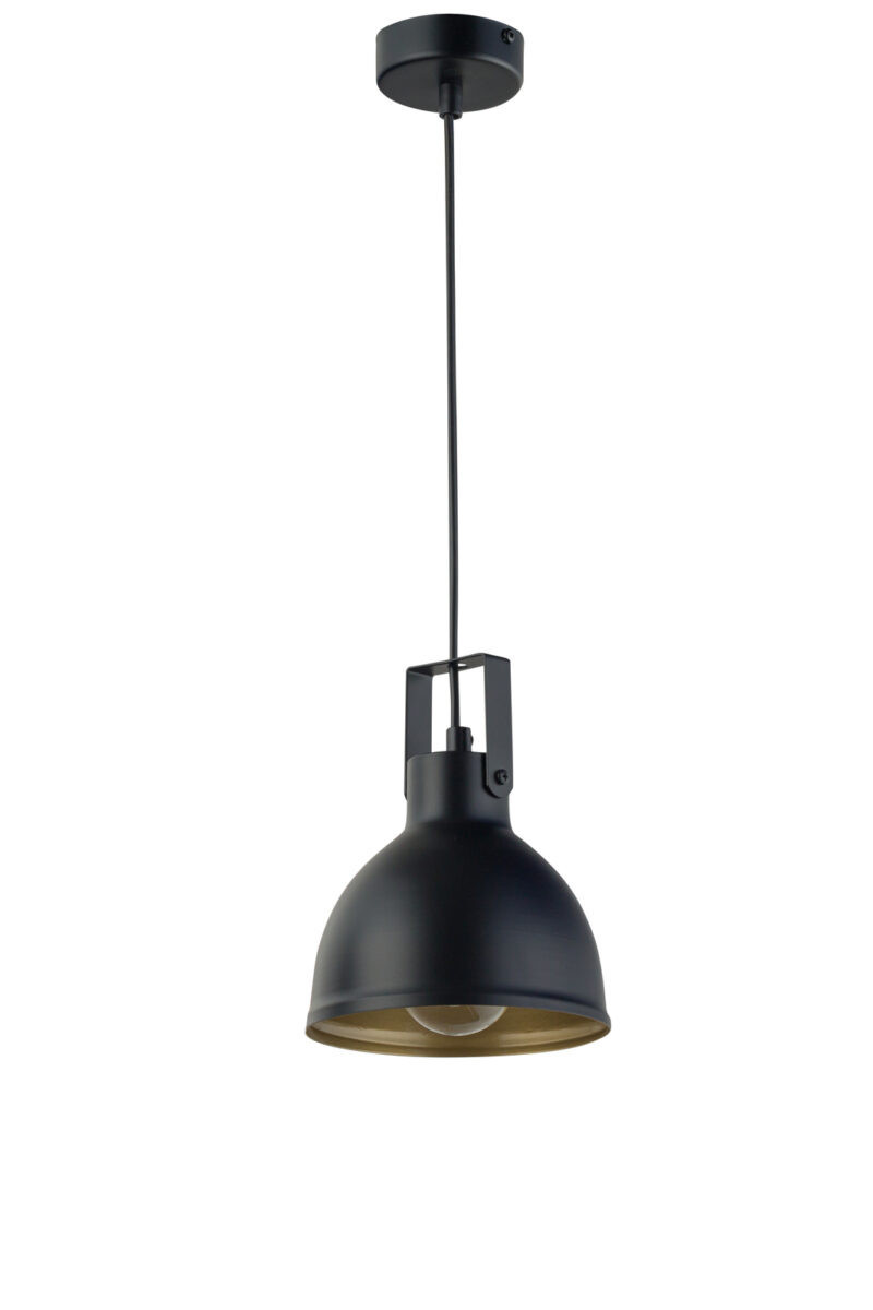 Lampa wisząca czarno-złota Mars 1xE27x15W wym: 90x15x15 cm Sigma Lighting