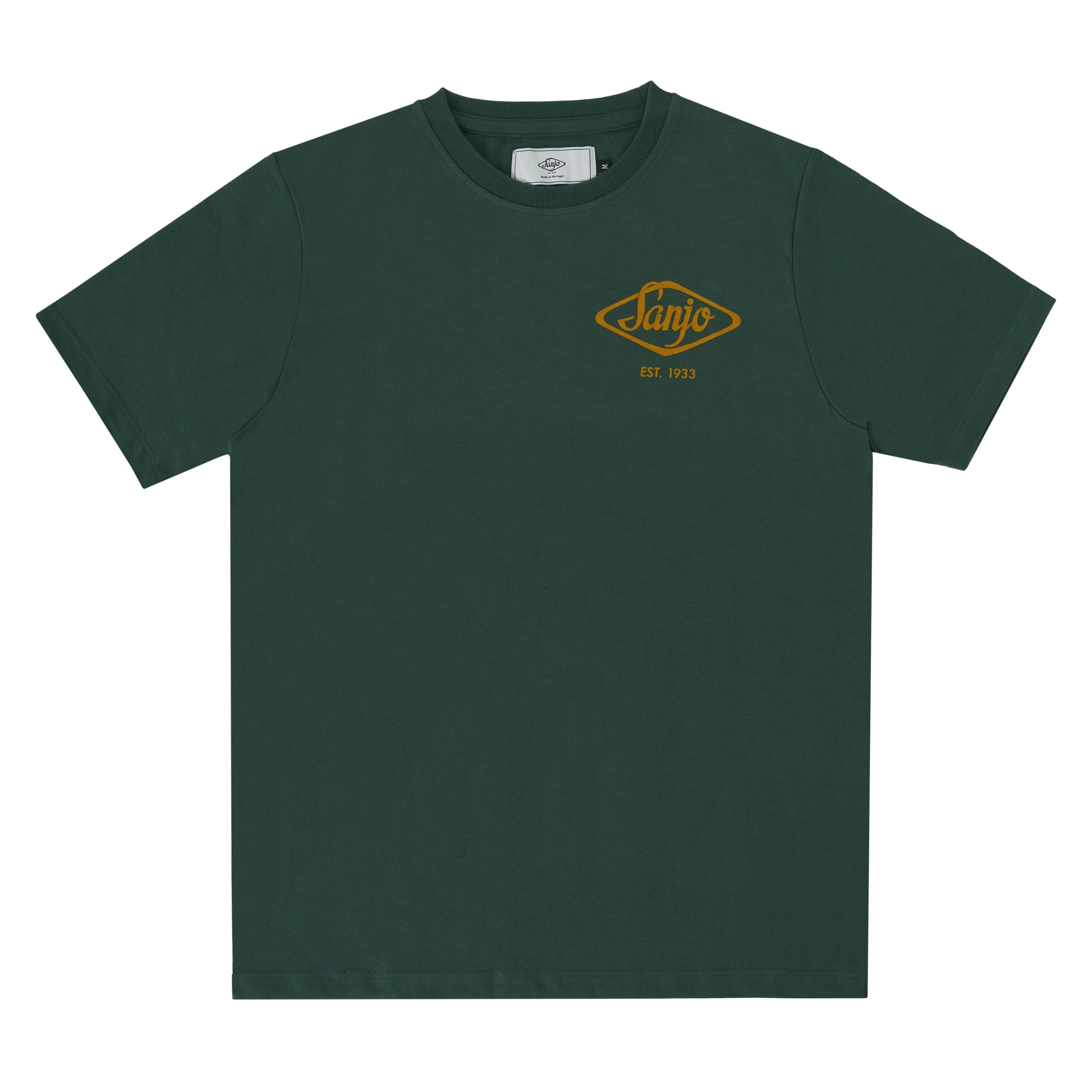 Sanjo Flocked Logo T-shirt //  Bottle